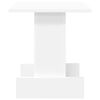 vidaXL Endebord Hvid 35,5 x 35 x 40 cm Konstrueret tr&aelig;