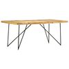 vidaXL spisebord 180x90x76 cm massivt mangotr&aelig;