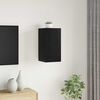 vidaXL V&aelig;g TV Skab Sort eg 30,5 x 30 x 60 cm Konstrueret tr&aelig;