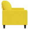 vidaXL 2-personers sofa 120 cm stof lysegul