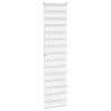vidaXL zebragardin hvid 65x200 cm stofbredde 60,9 cm polyester