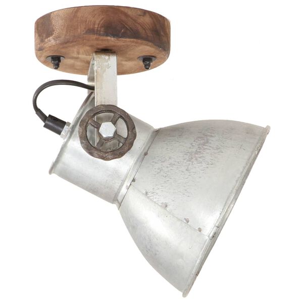 vidaXL industrielle v&aelig;g-/loftlamper 2 stk. 20x25 cm E27 s&oslash;lvfarvet