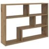 vidaXL V&aelig;ghylde V&aelig;gmonteret Brun 95 x 20 x 69,5 cm Konstrueret tr&aelig;
