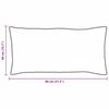 vidaXL Hovedpude med pude 2 pcs Hvid 40 x 80 cm Bomuld