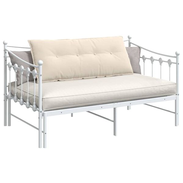 vidaXL Rygpude Beige 120 x 50 cm Mikrofiberstof