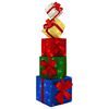 vidaXL Gave&aelig;ske-julepynt 5 stk. 125 LED'er Varm hvid 35 x 35 x 33 cm