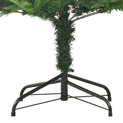 vidaXL kunstigt juletræ 150 cm PVC og PE grøn