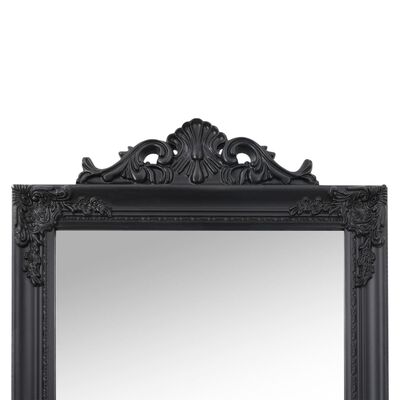 vidaXL fritstående spejl 50x200 cm sort