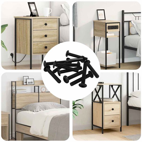 vidaXL Skrue 2647 pcs S&oslash;lv 5 x 30 mm Jern