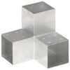 vidaXL stolpebeslag Y-form 101x101 mm galvaniseret metal