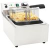 vidaXL elektrisk frituregryde rustfrit st&aring;l 10 l 3000 W