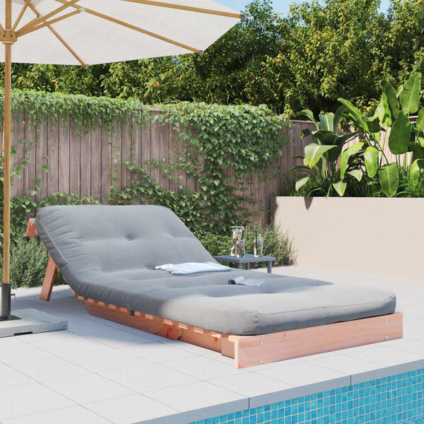 vidaXL futon med madras 90x206x11 cm massivt fyrretr&aelig;