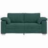 vidaXL Sofa 140cm M&oslash;rkegr&oslash;n Stof