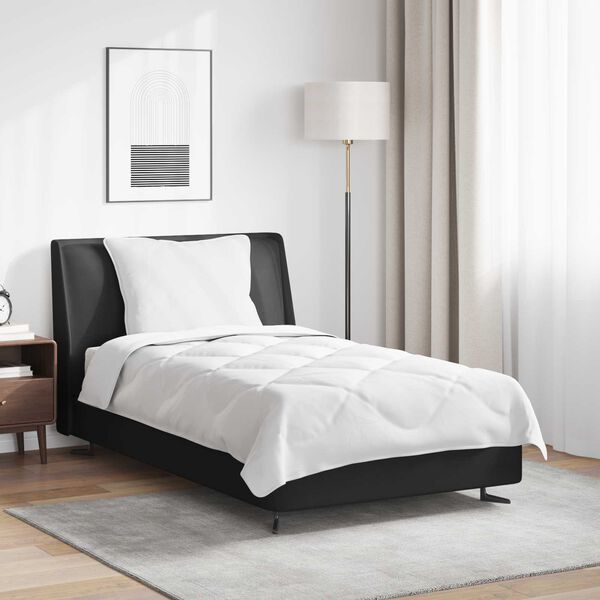 vidaXL &Aring;rsd&aelig;kkende Dyne med pude 2 pcs Hvid Microfiber