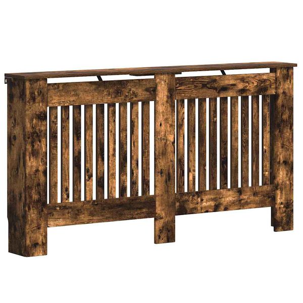 vidaXL Radiatorcover R&oslash;get eg 152 x 19 x 81,5 cm Konstrueret tr&aelig;