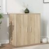 vidaXL skoskabe 2 stk. 32x35x70 cm konstrueret tr&aelig; sonoma-eg