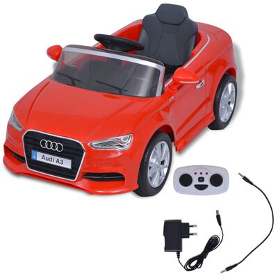 vidaXL elektrisk ride-on bil med fjernbetjening Audi A3 rød