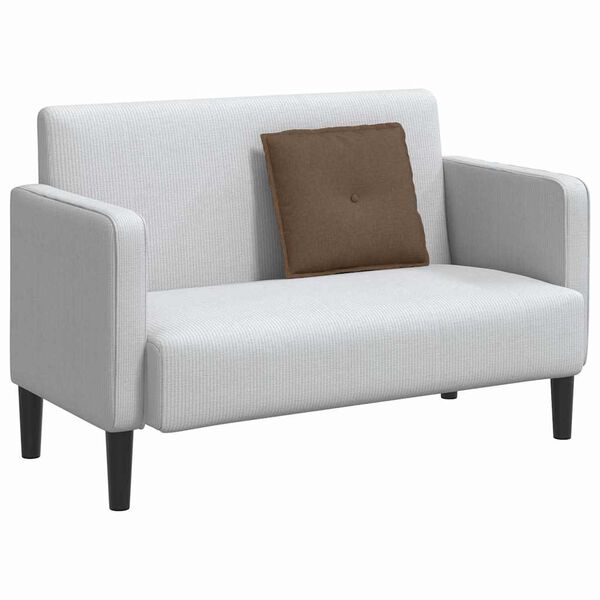 vidaXL Rygpude Brun 50 x 19 x 45 cm Stof