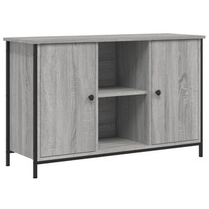 vidaXL tv-bord 100x35x65 cm konstrueret tr&aelig; gr&aring; sonoma-eg