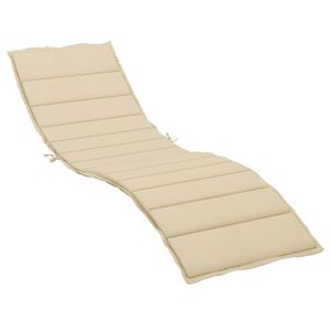 vidaXL hynde til liggestol 200x50x3 oxfordstof beige