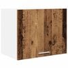 vidaXL H&aelig;ngeskab Gammelt tr&aelig; og Hvid 50 x 31 x 40 cm Konstrueret tr&aelig;