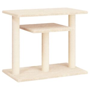 vidaXL kradsetr&aelig; med platforme 62,5 cm cremefarvet