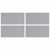 vidaXL Trappe Tread 4 stk. 50 x 25 cm S&oslash;lv Aluminium Rektangul&aelig;r