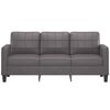 vidaXL 3-personers sofa 180 cm kunstlæder grå