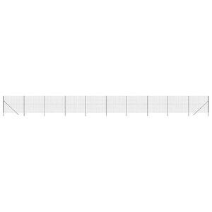 vidaXL tr&aring;dhegn 1,6x25 m galvaniseret st&aring;l antracitgr&aring;