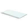 vidaXL hylder 2 stk. glaspanel 60 x 25 cm klar