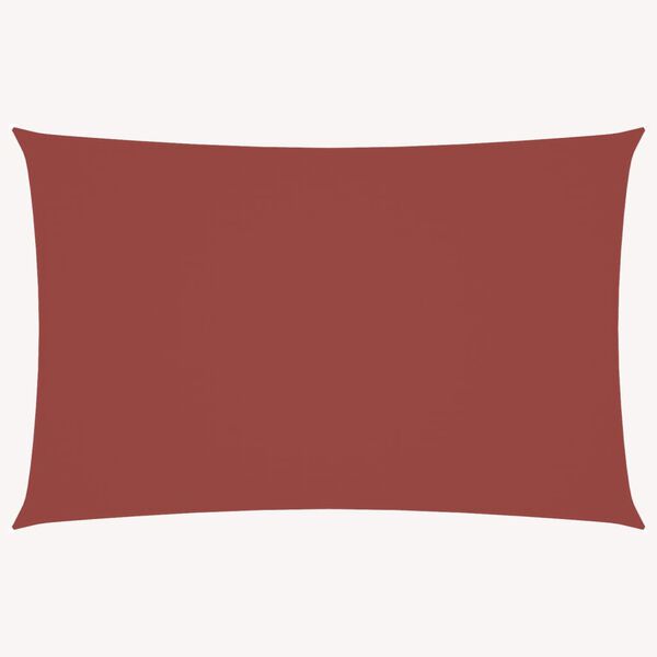 vidaXL solsejl 5x8 m rektangul&aelig;r oxfordstof terrakotta