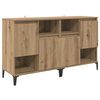 vidaXL Sideboards 2 pcs Artisan Egetr&aelig; 60 x 35 x 70 cm Konstrueret tr&aelig;