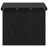 vidaXL Sofabord Sort eg 55 x 54,5 x 45 cm Konstrueret tr&aelig;