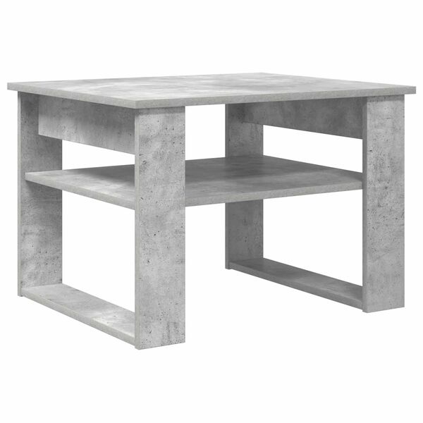 vidaXL Sofabord Beton Gr&aring; 64 x 54 x 44 cm Konstrueret tr&aelig;