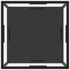 vidaXL sofabord 60x60x35 cm hærdet glas transparent og sort