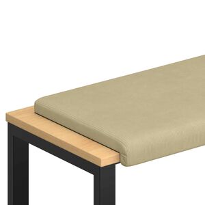 vidaXL B&aelig;nkpude cordfl&oslash;jl Gr&aring;gr&oslash;n Dybde 35 cm