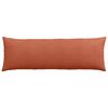 vidaXL Sofapuder 2 pcs R&oslash;d orange 120 x 40 cm Velourstof