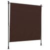 vidaXL Udend&oslash;rs Rullegardin Brun 100 x 270 cm