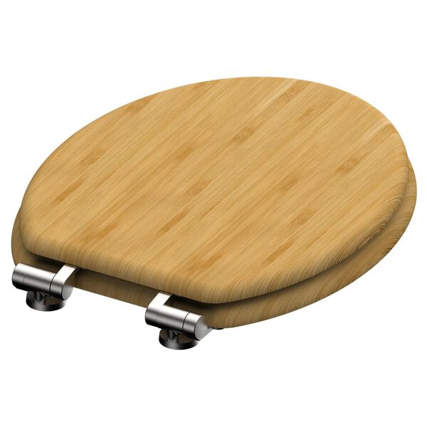 SCH&Uuml;TTE toilets&aelig;de med soft close-funktion NATURAL BAMBOO