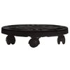 vidaXL plantevogn med hjul 30 cm i diameter 170 kg sort