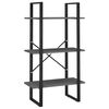 vidaXL opbevaringsreol 60x30x105 cm massivt fyrretr&aelig; gr&aring;