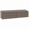 vidaXL opbevaringskasse til haven 220x50x58 cm polyrattan gr&aring;