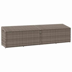 vidaXL opbevaringskasse til haven 220x50x58 cm polyrattan gr&aring;