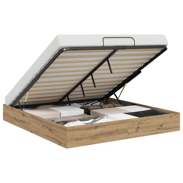 vidaXL Ottoman Sengestel Artisan eg 203 x 160 x 25 cm Konstrueret tr&aelig;