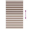 vidaXL zebragardin brun 145x200 cm stofbredde 140,9 cm polyester