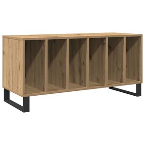 vidaXL Pladeskab med hylde artisan eg 100 x 38 x 48 cm Konstrueret tr&aelig;