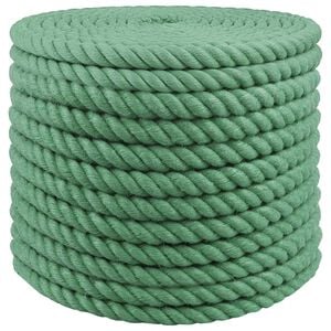 vidaXL Jute reb 20 mm Gr&oslash;n 100% Tossa jute