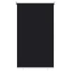 vidaXL Udeterrasse Rullegardin UV Beskyttelse Sort Polyester