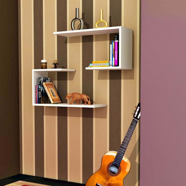 Homemania v&aelig;ghyldes&aelig;t J2 60x20x27 cm hvid