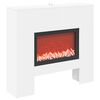 vidaXL Elektrisk pejs Sort eg 100 x 24,5 x 90 cm Konstrueret tr&aelig;